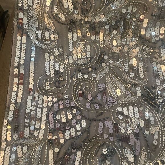 NWT ASOS Edition Mirrored Sequined Midi Skirt Sz 14 - Picture 11 of 12